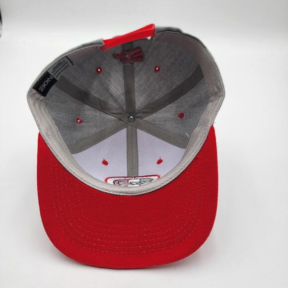 Hecho en Mexico Hat Cap Snap Back Gray Red Embroidered Patch Mens Mexican Pride - Picture 7 of 7